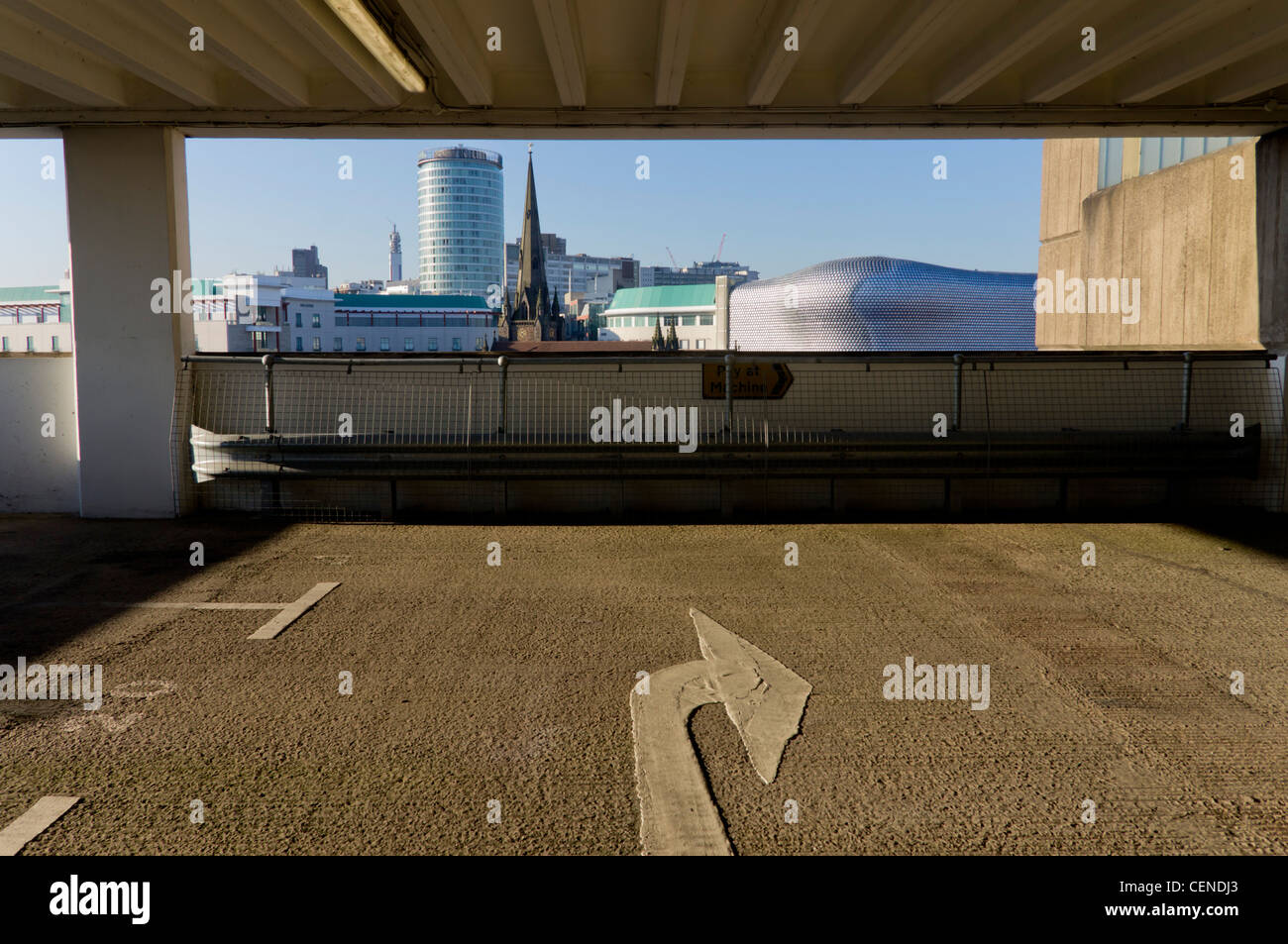 Großbritannien, England, Birmingham Selfridges Skyline tagsüber Stockfoto