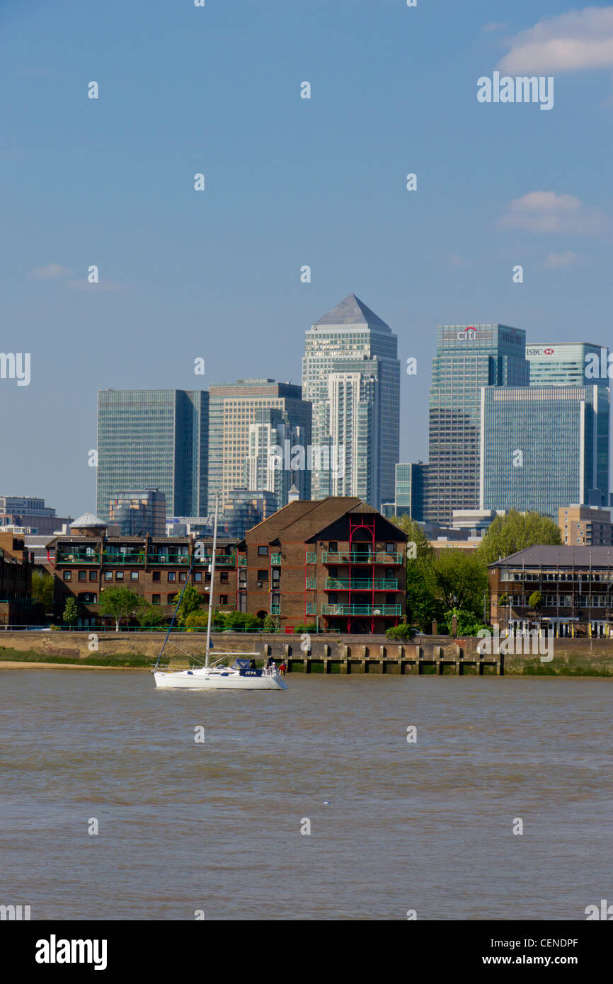 Großbritannien, England, London, Canary Wharf Isle of Dogs Stockfoto