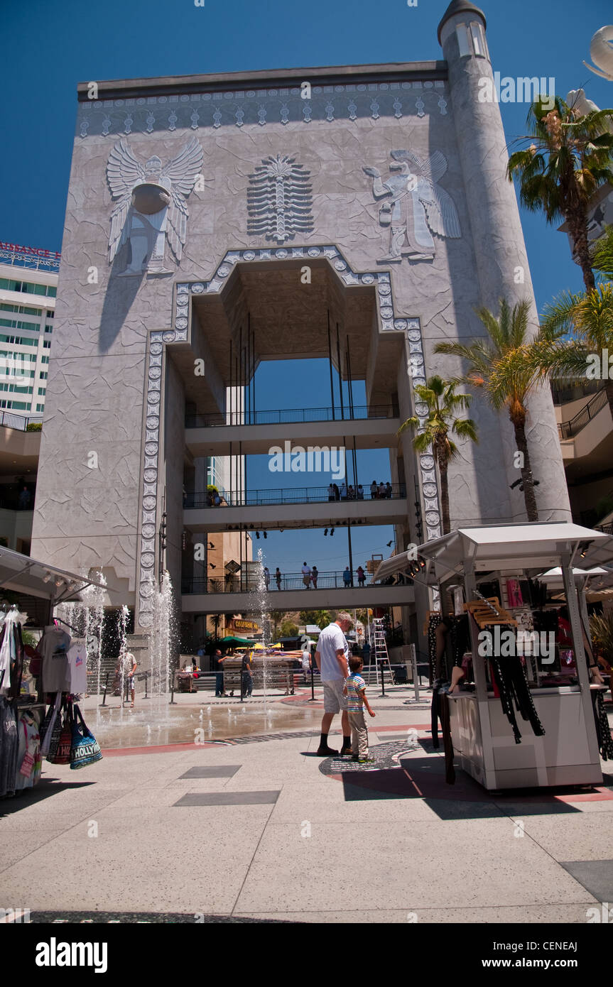 Hollywood und Highland Shopping-Mall, Hollywood, Los Angeles, Kalifornien, USA Stockfoto