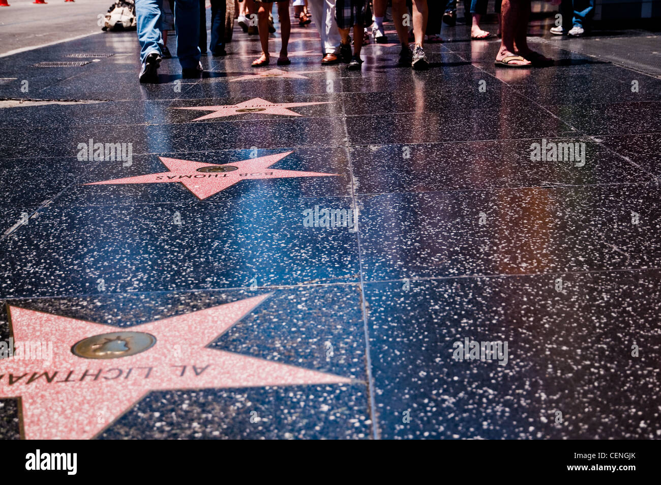 Hollywood Walk of Fame, Hollywood, Los Angeles, Kalifornien, USA Stockfoto