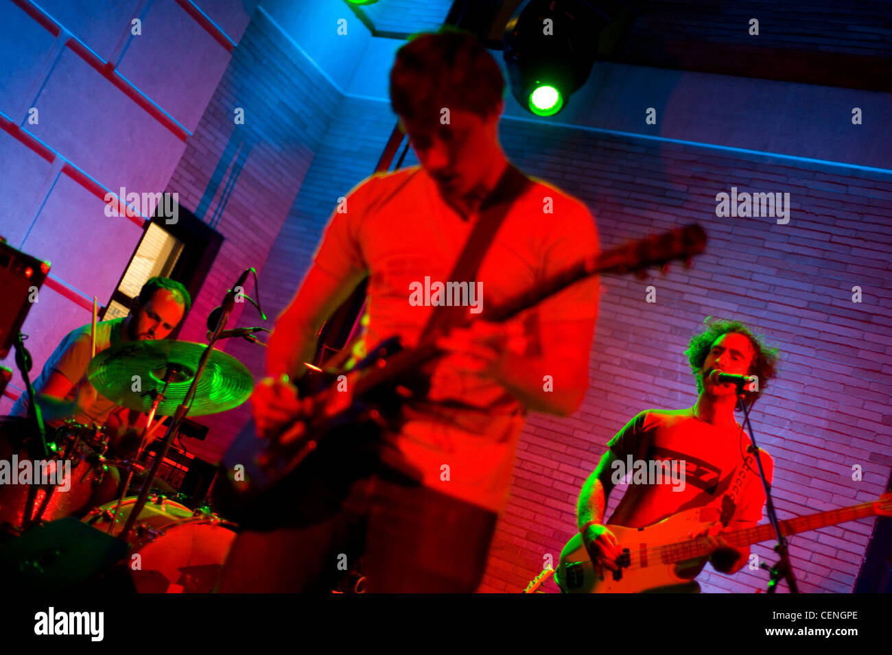 Religiöse/Psychedelic/Punk Rock Band pterodactyl führt in der zweiten Nacht der Braten 2009 lenken. Stockfoto