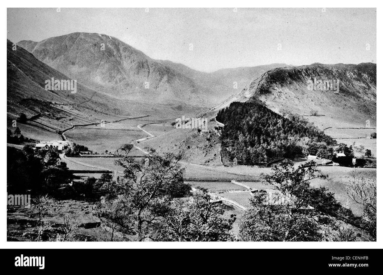 Mardale Urstromtal Lake District England UK Haweswater Reservoir Alfred Wainwright Stockfoto