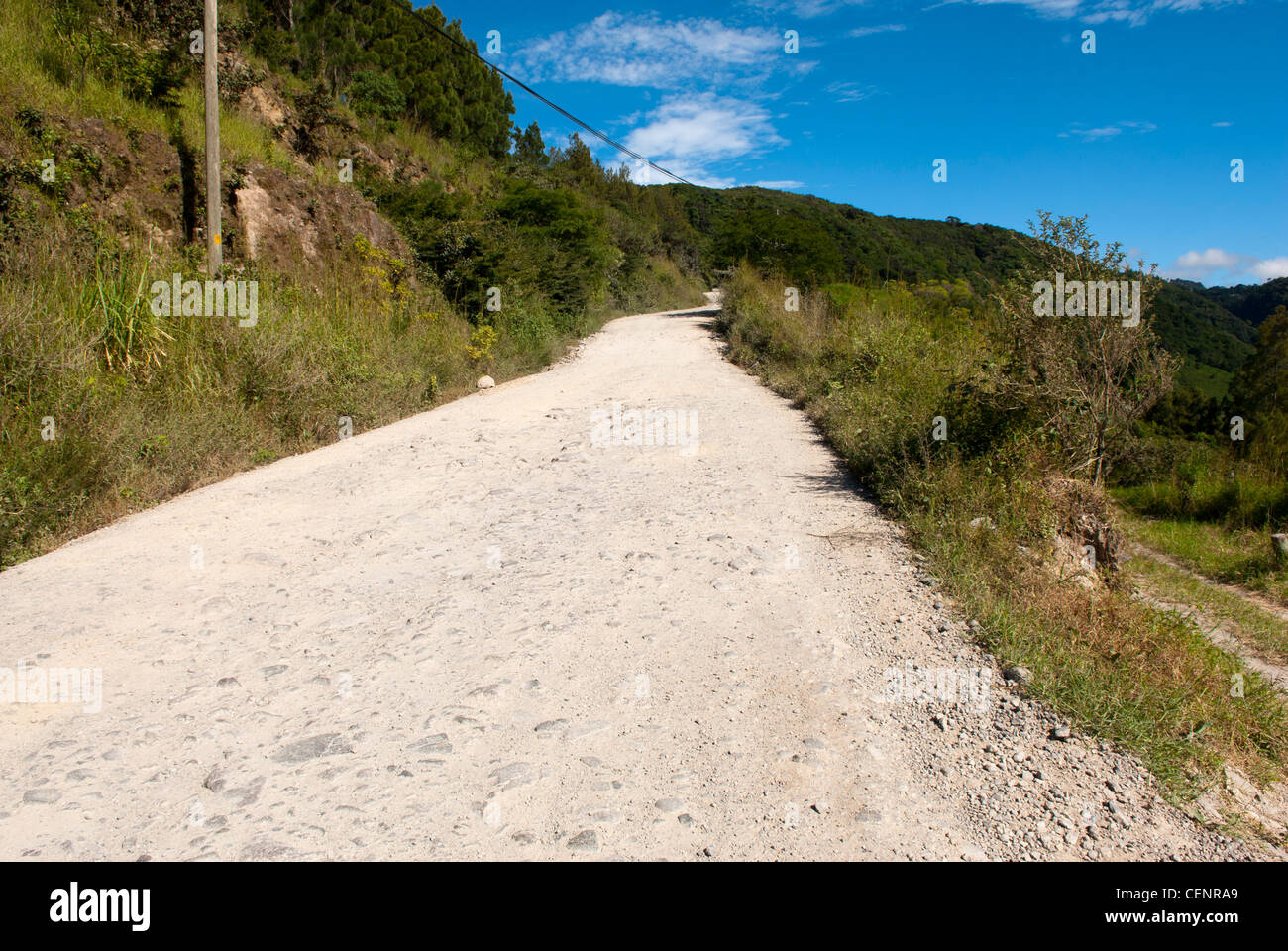 Ein 4 x 4 verfolgen / off-Road track in Monteverde, Costa Rica. Stockfoto