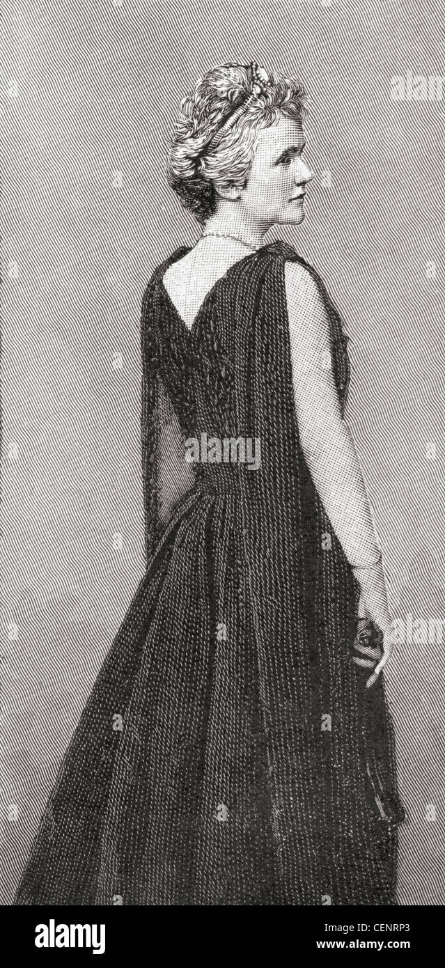 Pauline Elisabeth Ottilie Luise Zu Wied, 1843-1916. Queen consort von Rumänien als die Frau von König Karl i. von Rumänien, Stockfoto