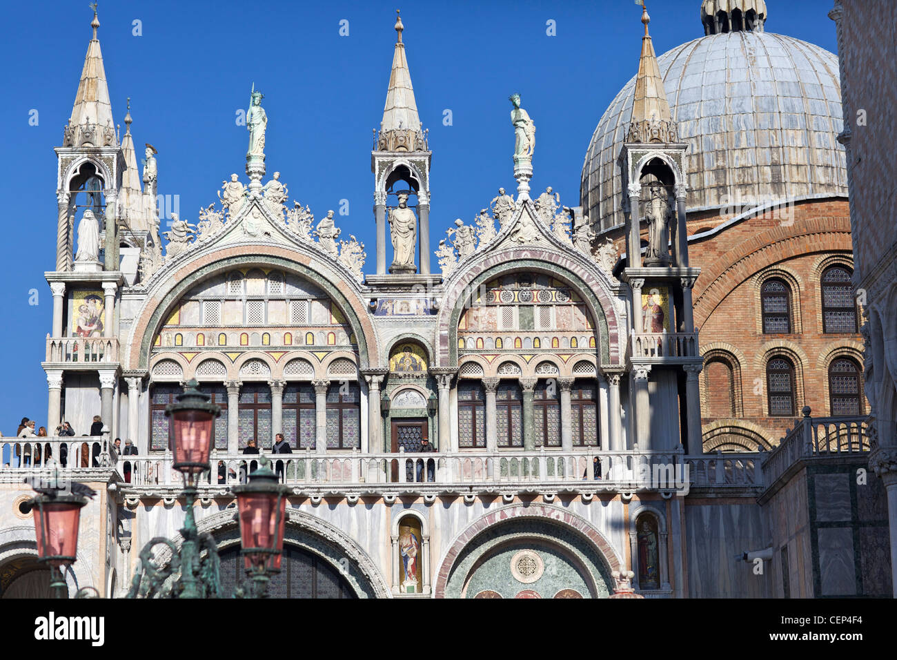 Sankt-Markus Kathedrale in St. Markus Platz Venedig Stockfoto
