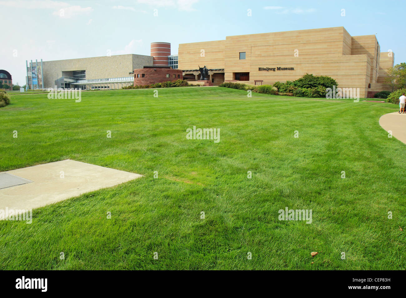 Außenansicht des Eiteljorg Museum der amerikanischen Indianer und westlicher Kunst in Indianapolis, Indiana Stockfoto