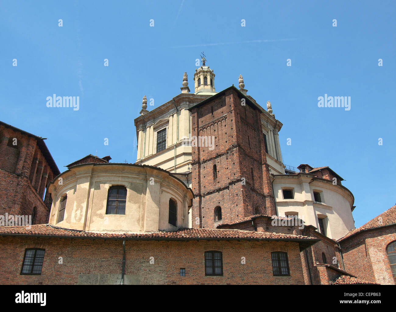 Basilika von Sant Eustorgio in Mailand, Italien Stockfoto