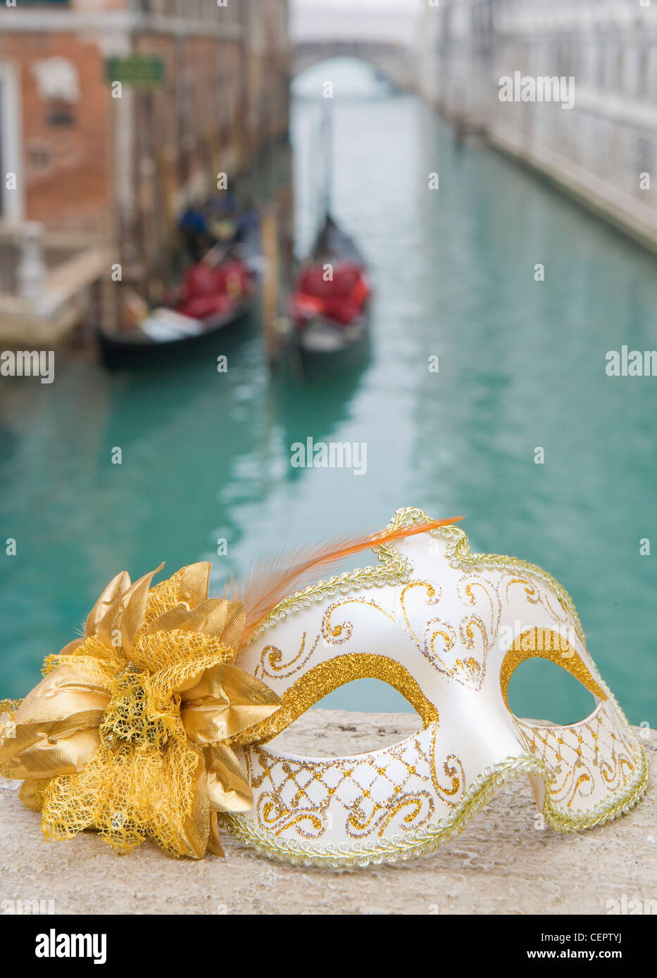 Maskerade-Karneval von Venedig 2012 Stockfoto