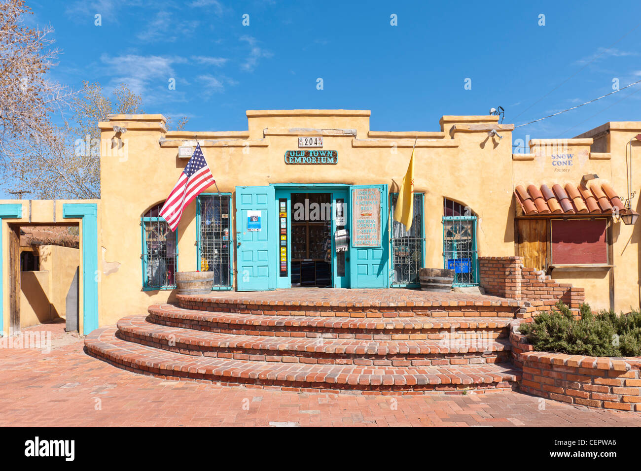 Native Pueblo Indian Shop, Albuquerque Stockfoto