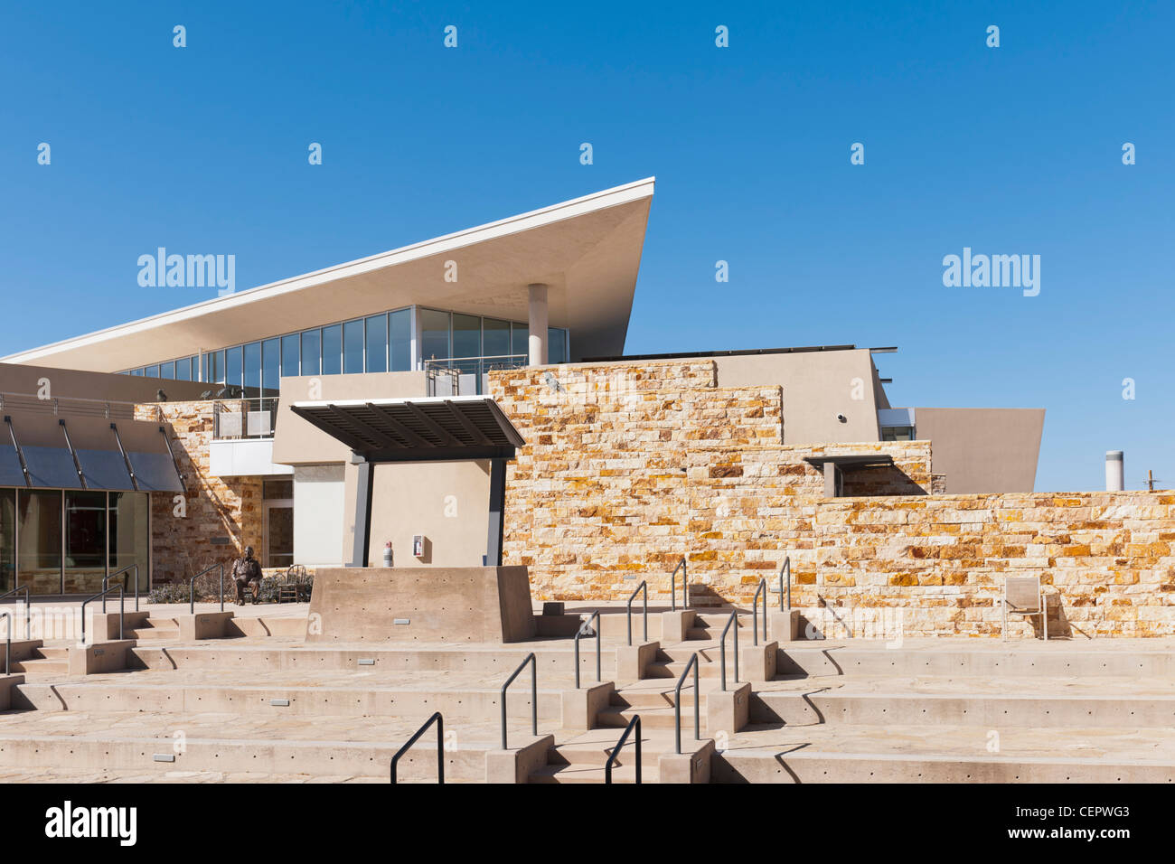 Albuquerque Kunst & Geschichtsmuseum Amphitheater Stockfoto
