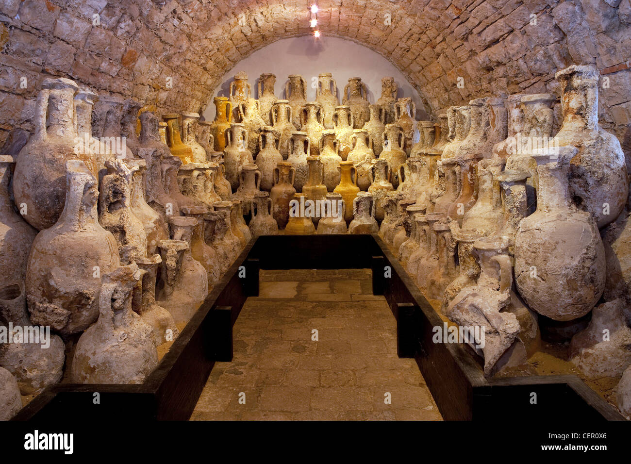 Antike Amphoren Vis Insel Museumsstück, Adria, Kroatien Stockfoto