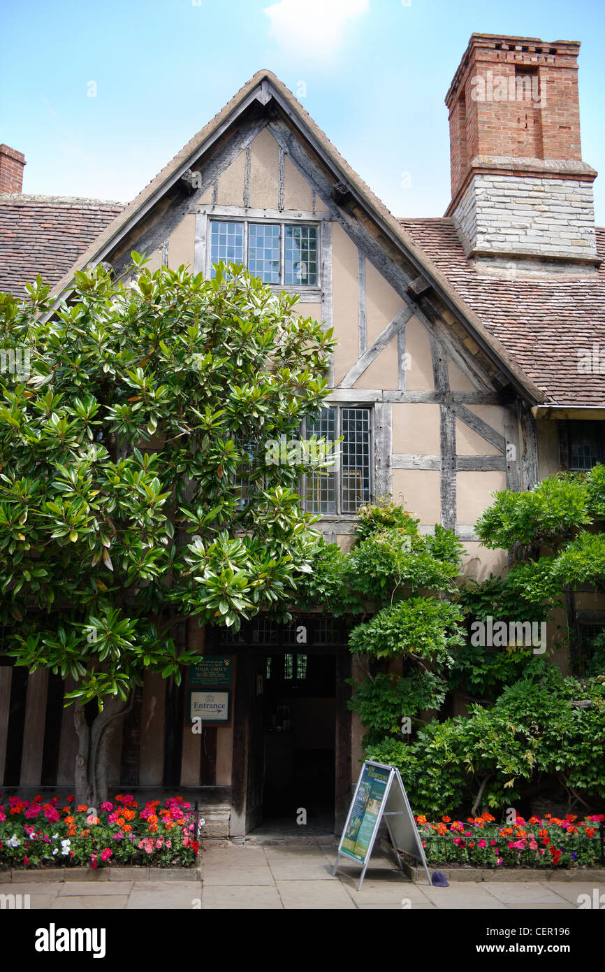 Halls Croft, einmal das Haus von Shakespeares Tochter Susanna verheiratete Arzt John Hall im Jahre 1607 nach dem das Haus benannt ist Stockfoto
