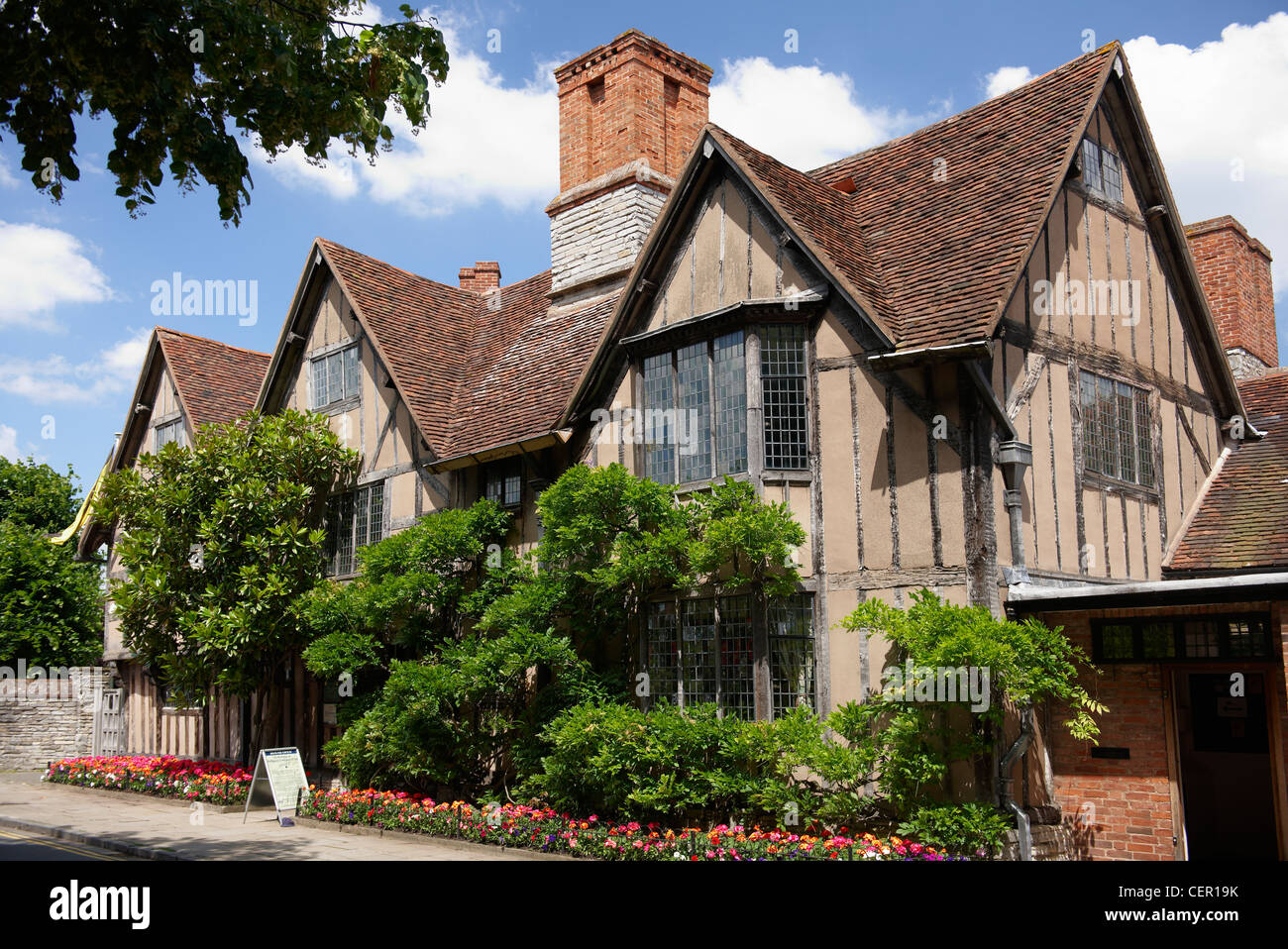 Halls Croft, einmal das Haus von Shakespeares Tochter Susanna verheiratete Arzt John Hall im Jahre 1607 nach dem das Haus benannt ist Stockfoto