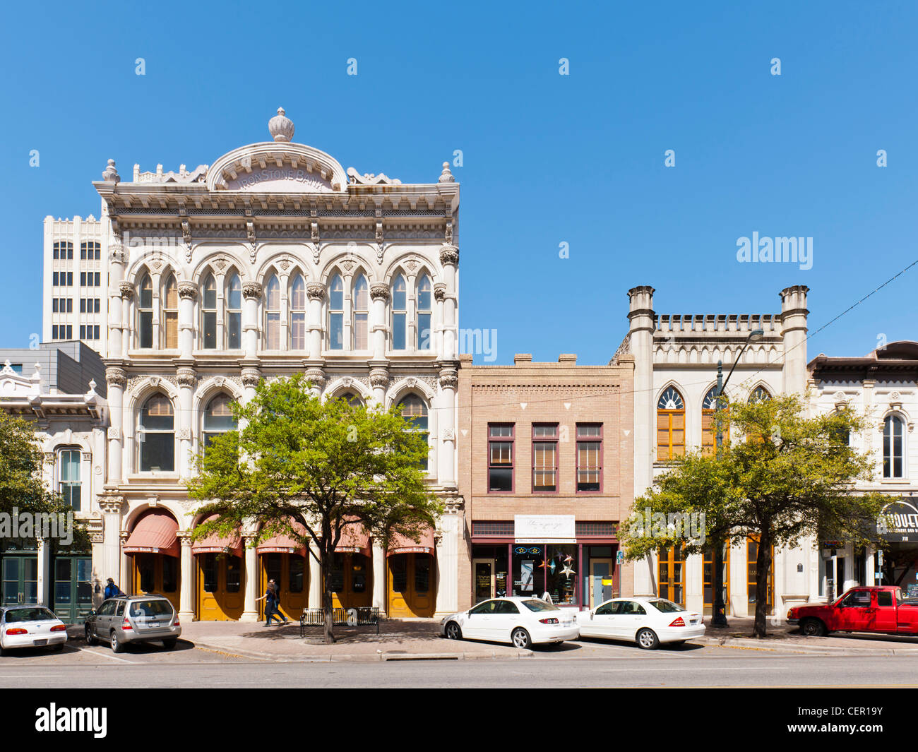 Walter Tipps Gebäude, Austin, TX Stockfoto