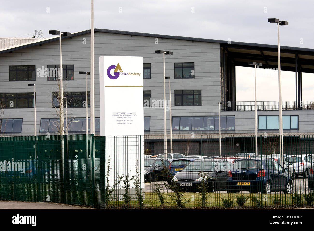 Grace Akademie Schule, Chelmsley Wood, Birmingham, UK. Stockfoto