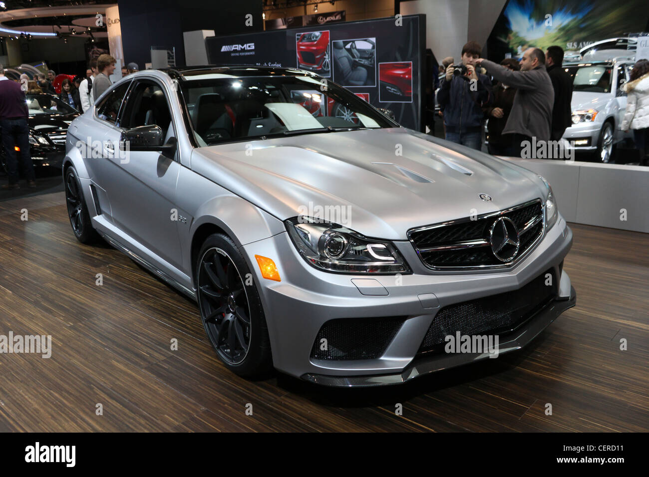 Mercedes-Benz-Luxus-Sportlimousine Stockfoto