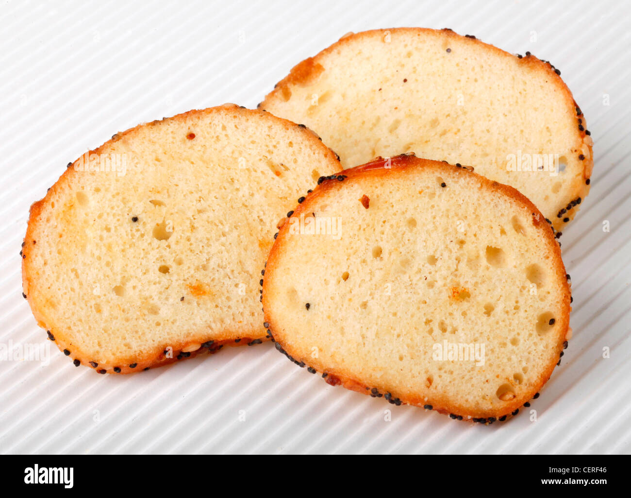 BAGEL-CHIPS Stockfoto