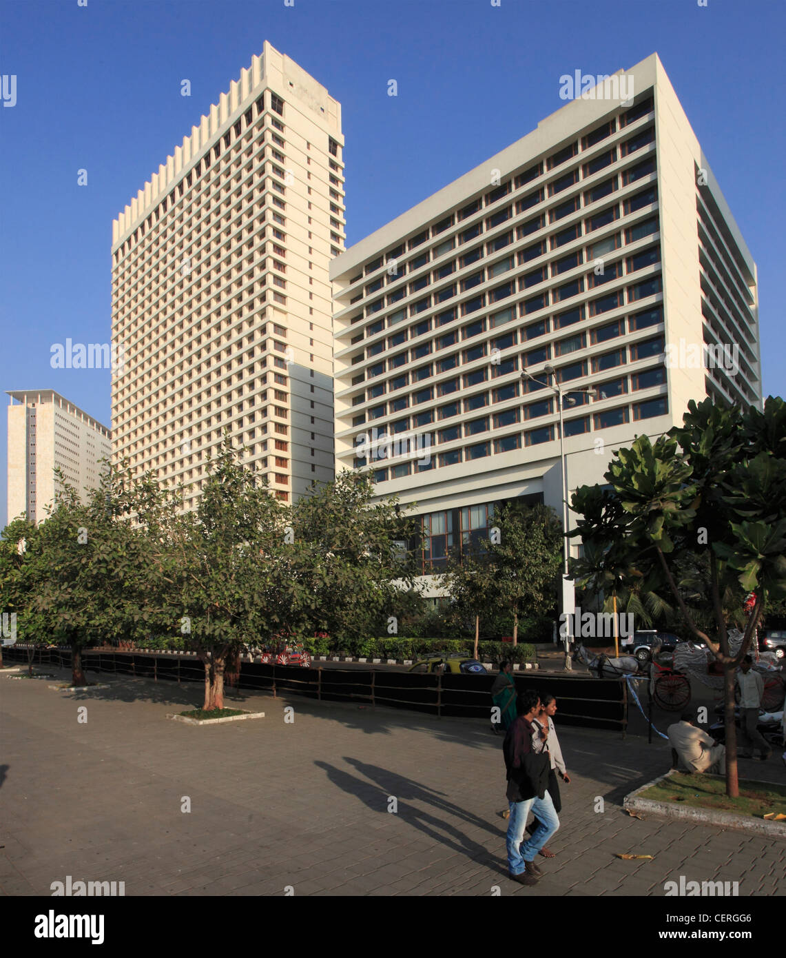 Indien, Maharashtra, Mumbai, Nariman Point, Wolkenkratzer, Stockfoto
