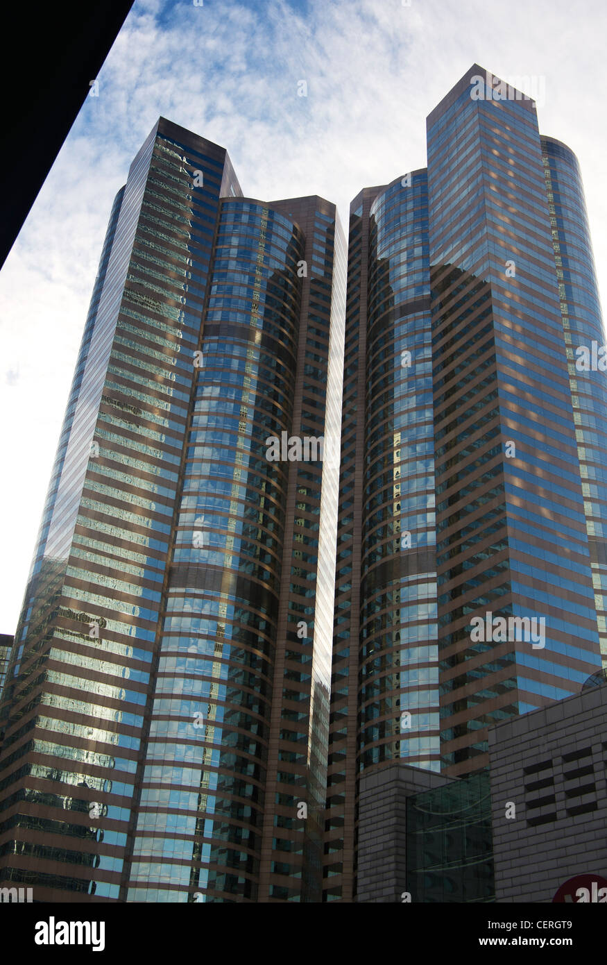 Büro-Hochhäuser, Hong Kong Island Stockfoto