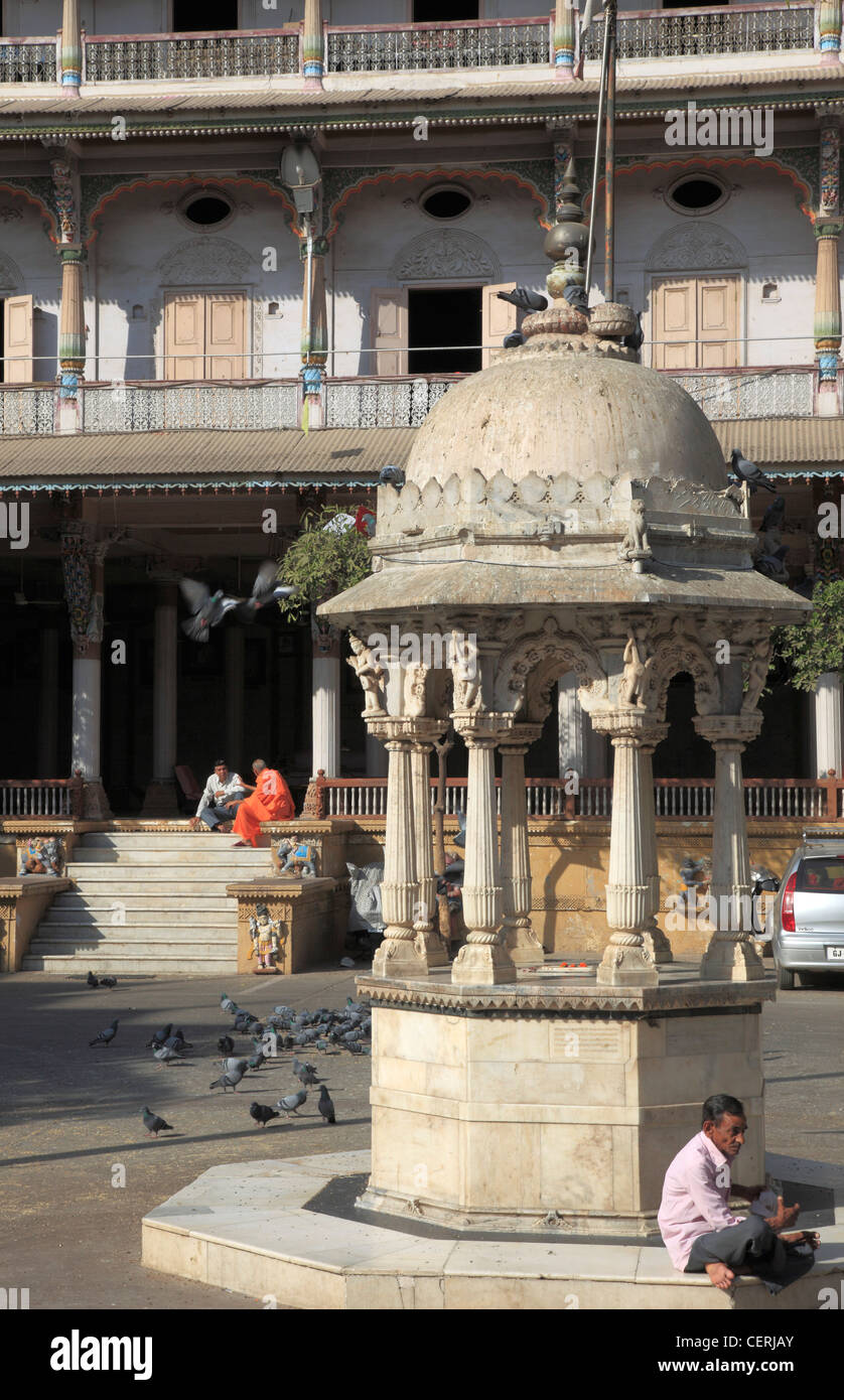 Indien, Gujarat, Ahmedabad, Swaminarayan-Hindu-Tempel, Stockfoto