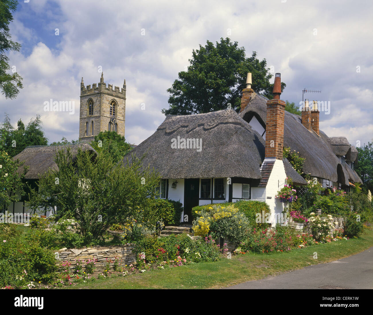 Ferienhaus am Welford Upon-Avon. Stockfoto