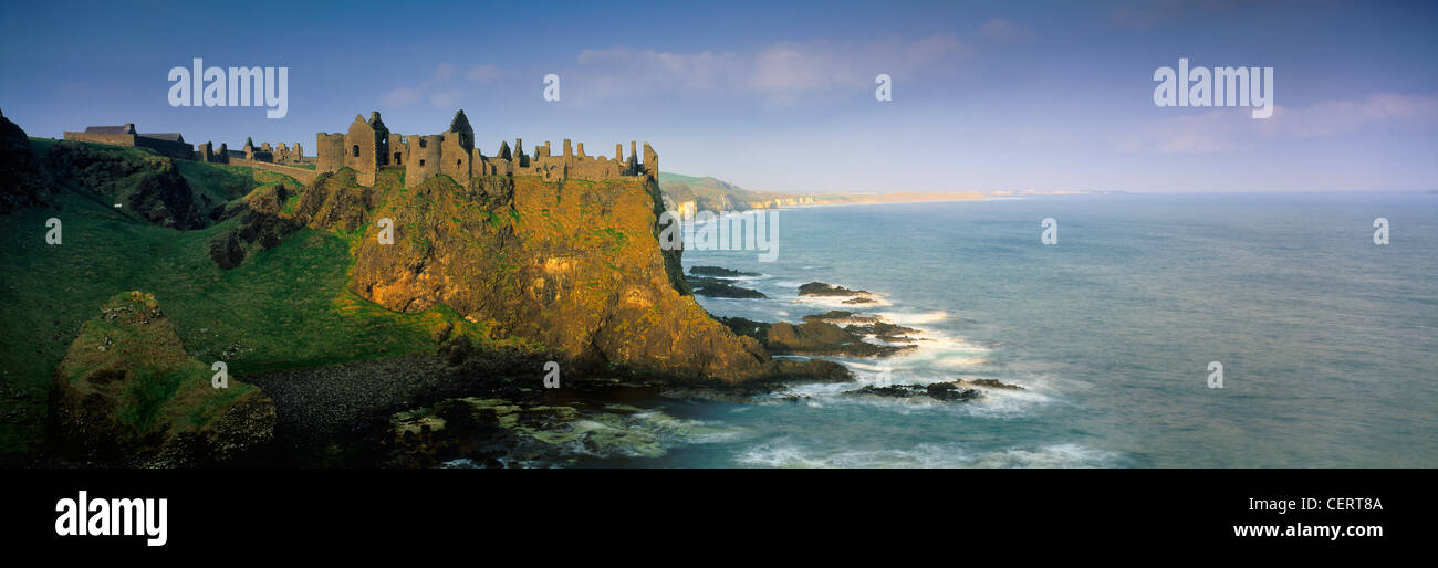 Dunluce Castle, Co. Antrim, Nordirland Stockfoto