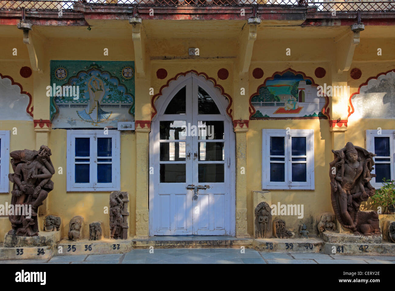 Indien, Rajasthan, Bundi, Gabi Mahal Palace, wo Kipling Kim schrieb, Stockfoto