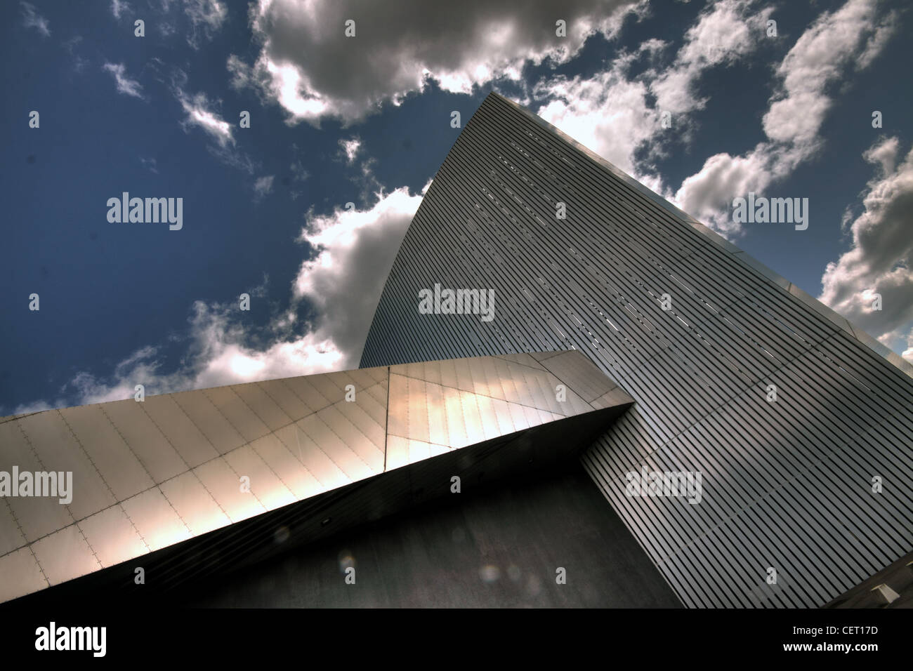 Imperial War Museum North abstrakt, die Kais Trafford Wharf Rd, Manchester M17 1TZ Stockfoto