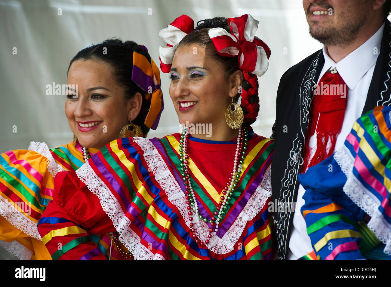 Lateinischen traditionelle Tanz- und beim festival Stockfoto