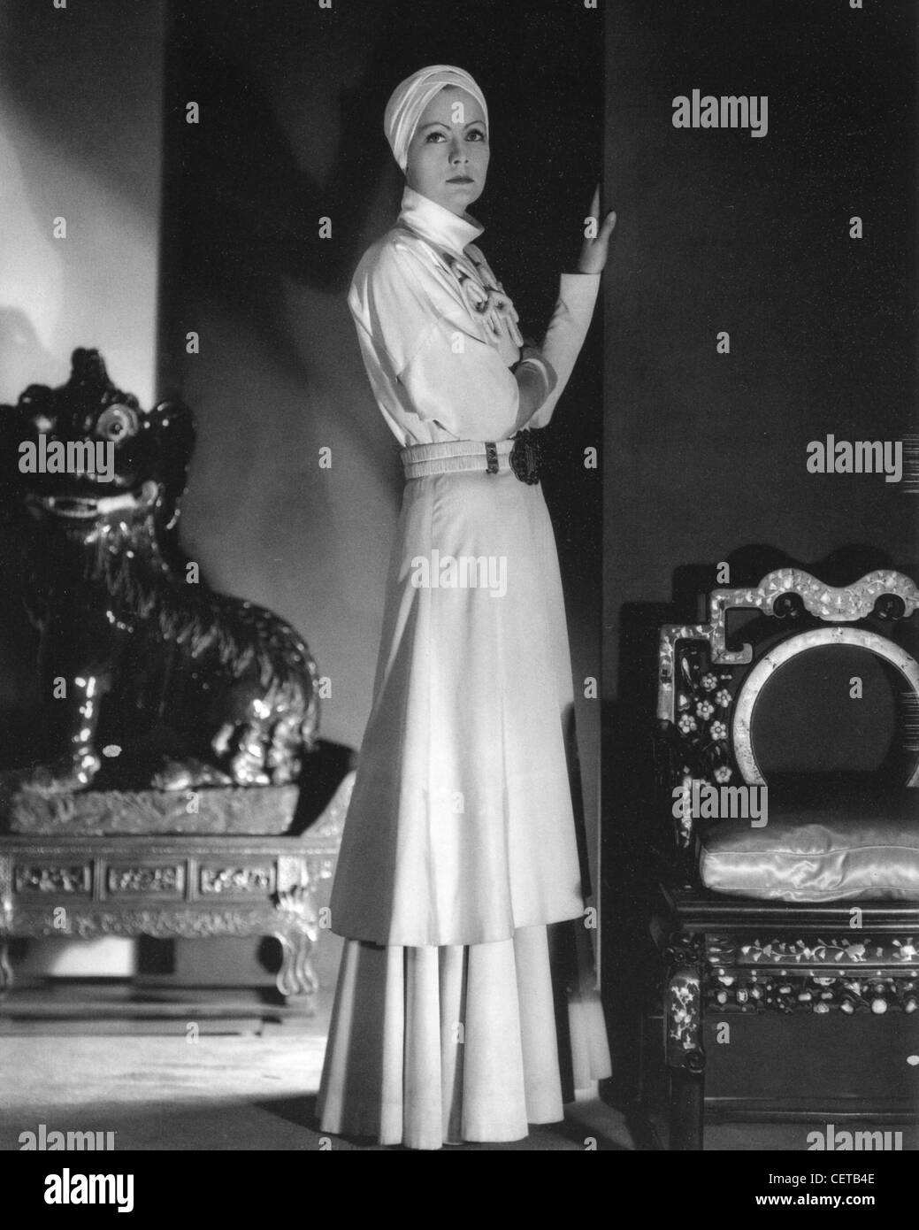 Die BEMALTEN VORHANG 1934 MGM Film mit Greta Garbo Stockfoto