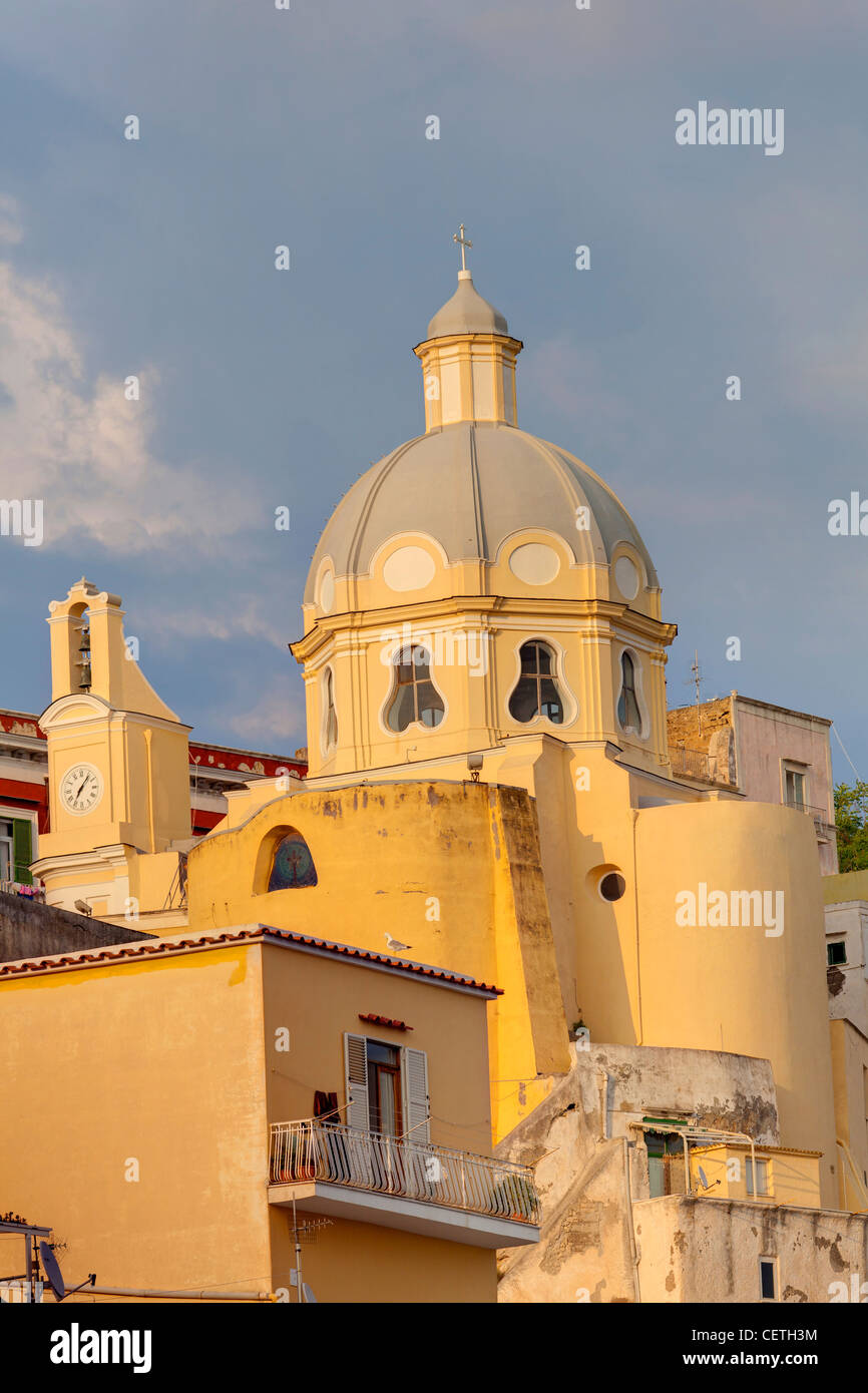 Kirche. Coricella. Insel Procida. Italien Stockfoto