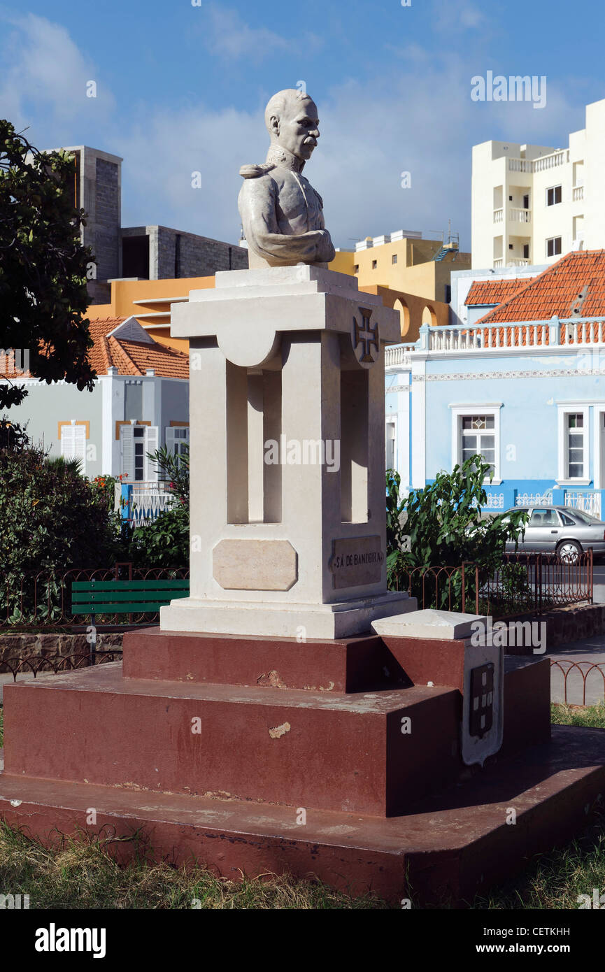 Praça Nova in Mindelo, Sao Vicente, Kap-Verde Inseln, Afrika Stockfoto