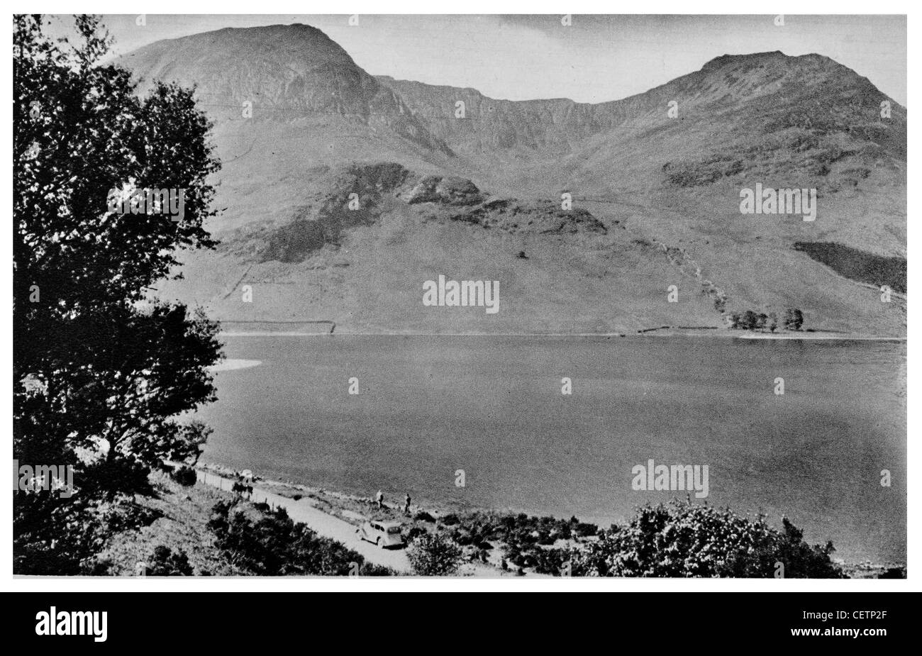 Buttermere rot Hecht und hohen Stile Stockfoto