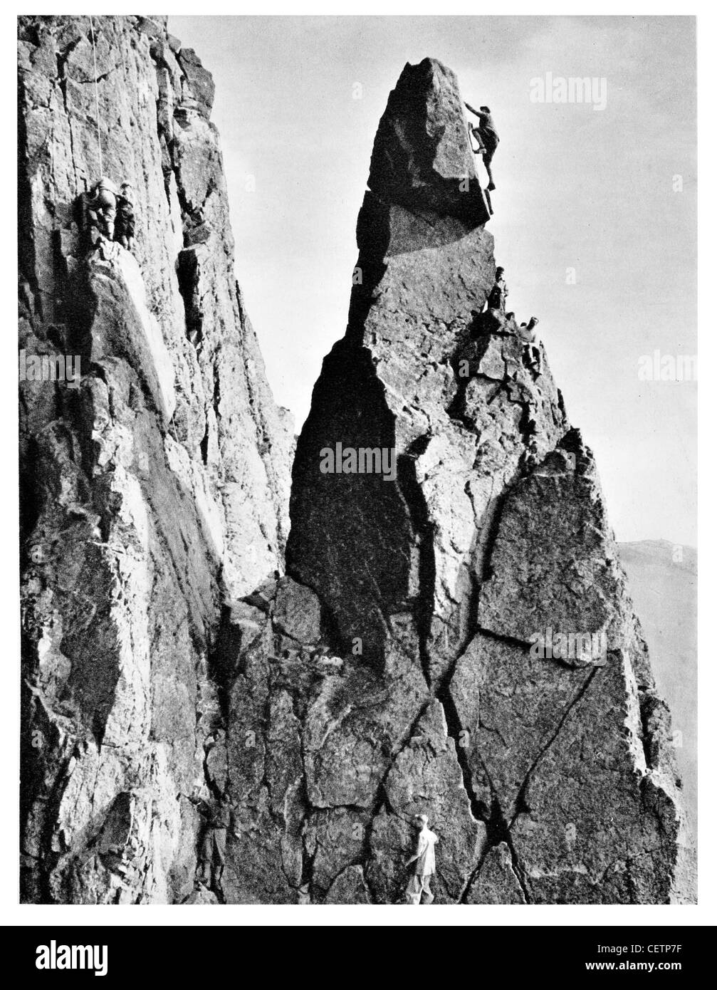 Klettern die Nadel Rock große Giebel Stockfoto