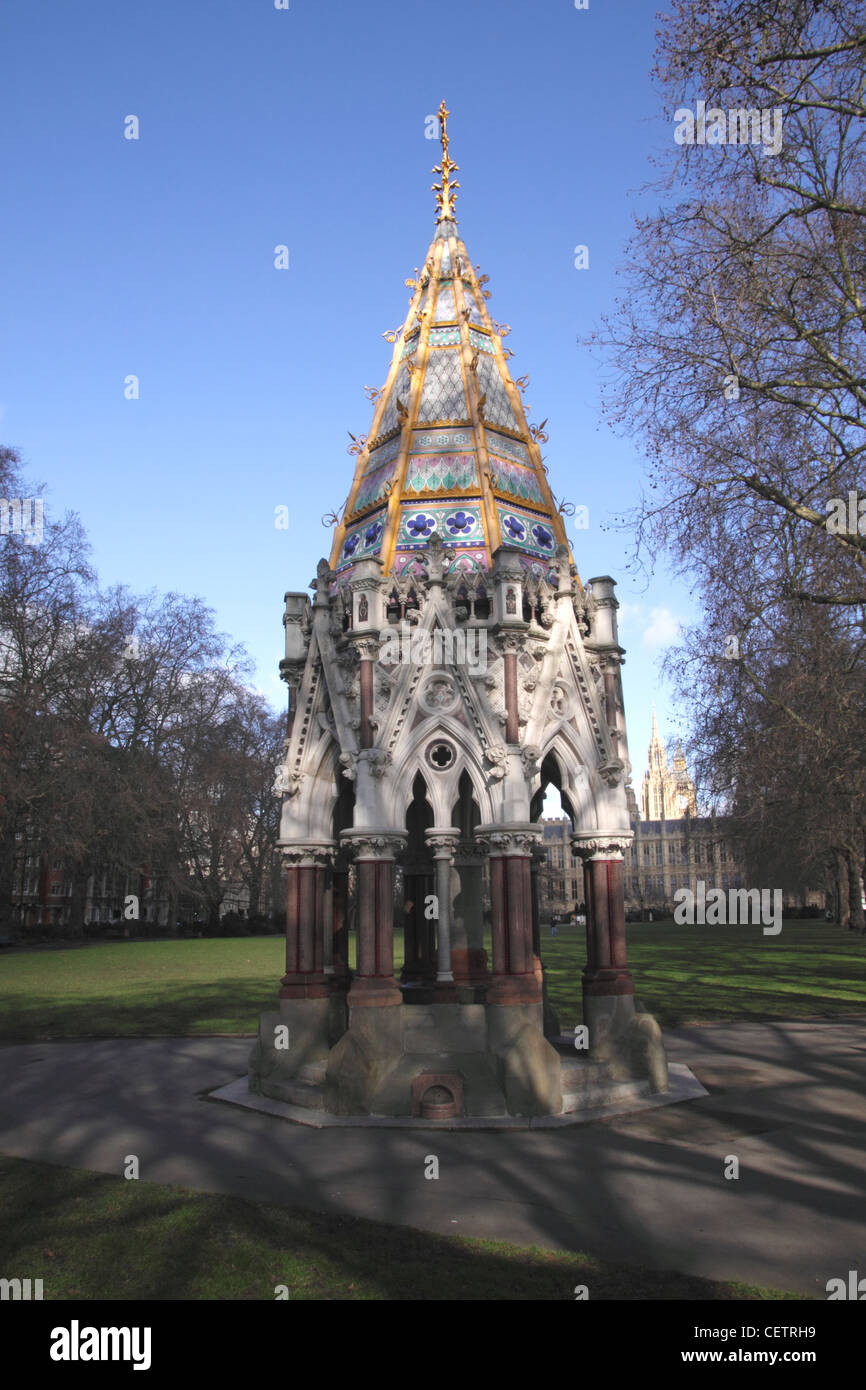 Der Buxton Memorial Victoria Tower Gardens-Westminster-London Stockfoto