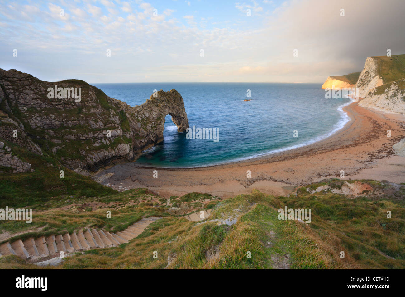 Dorset Jura Kuste Durdle Door Lulworth England Uk