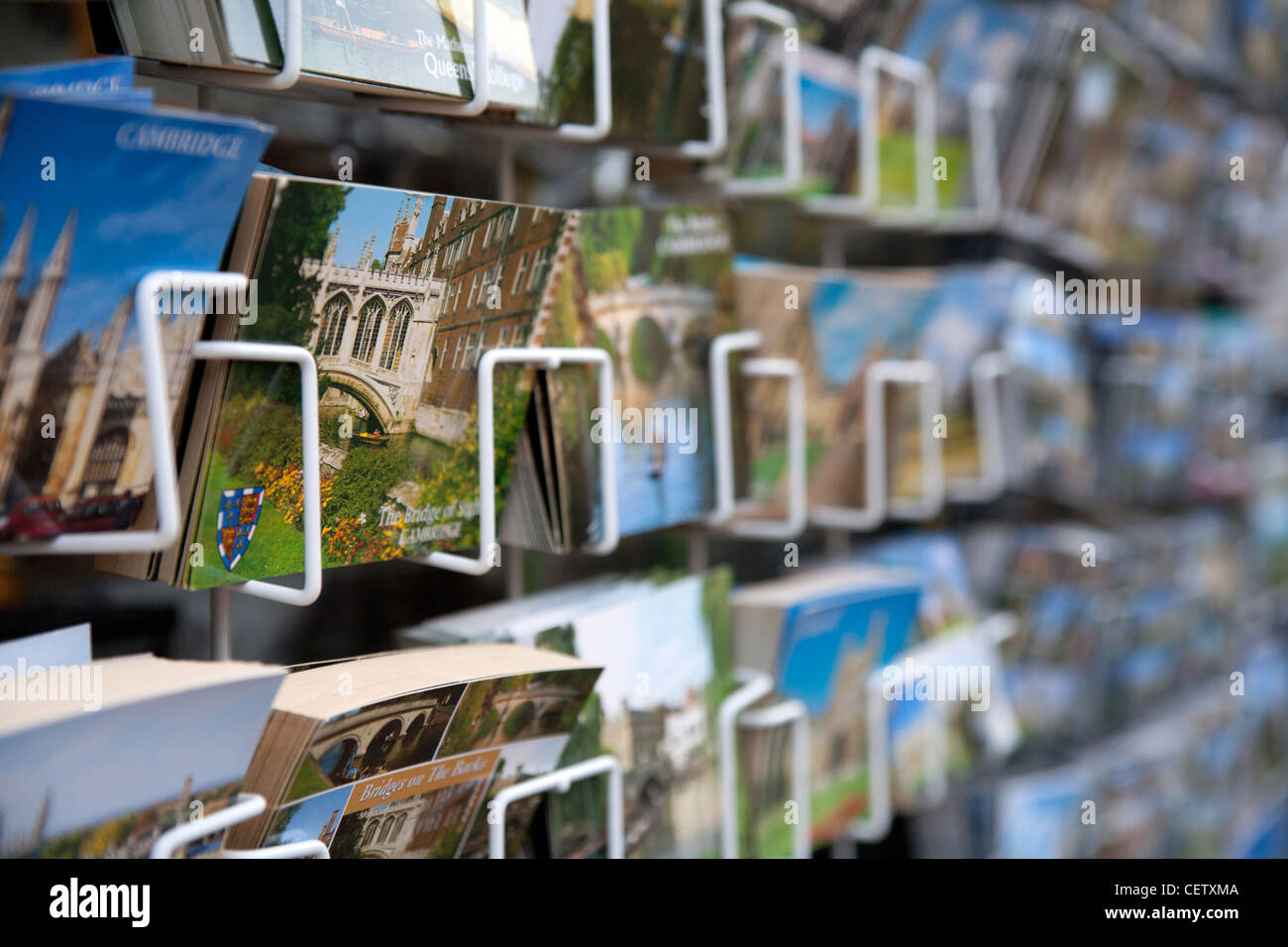 Postkarten-Cambridge-Könige-Parade Stockfoto