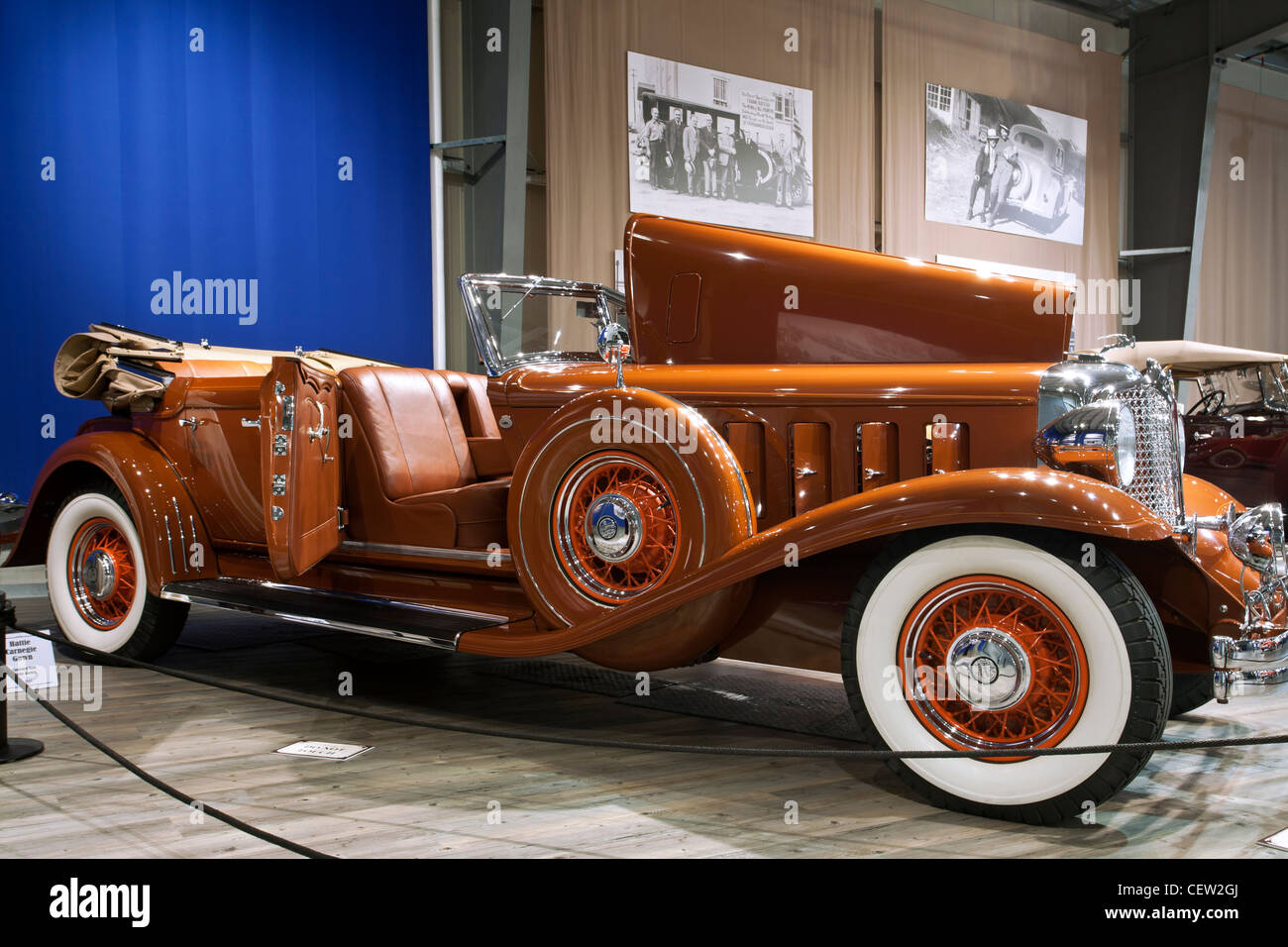 1932 Chrysler. Custom Imperial Serie CL Cabriolimousine. Fountainhead Antique Auto Museum. Fairbanks. Alaska. USA Stockfoto