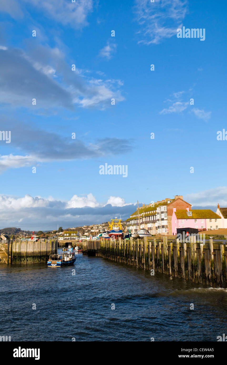 West Bay Hafen in der Nähe von Bridport, Dorset, England, UK Stockfoto