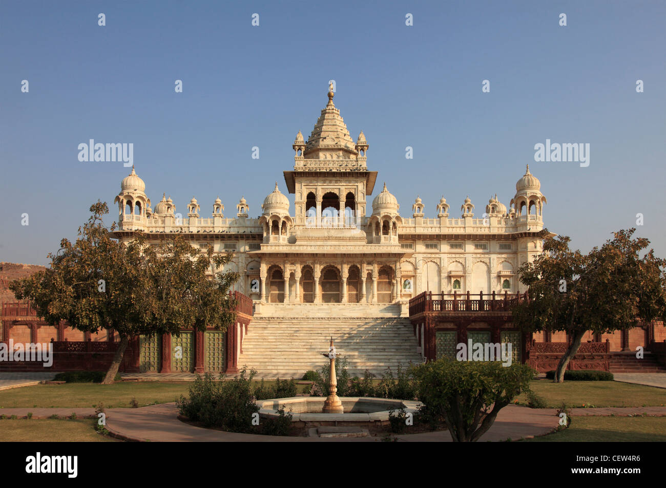 Jodhpur, Indien, Rajasthan, Jaswant Thada, Maharaja Jaswant Singh II Memorial, Stockfoto