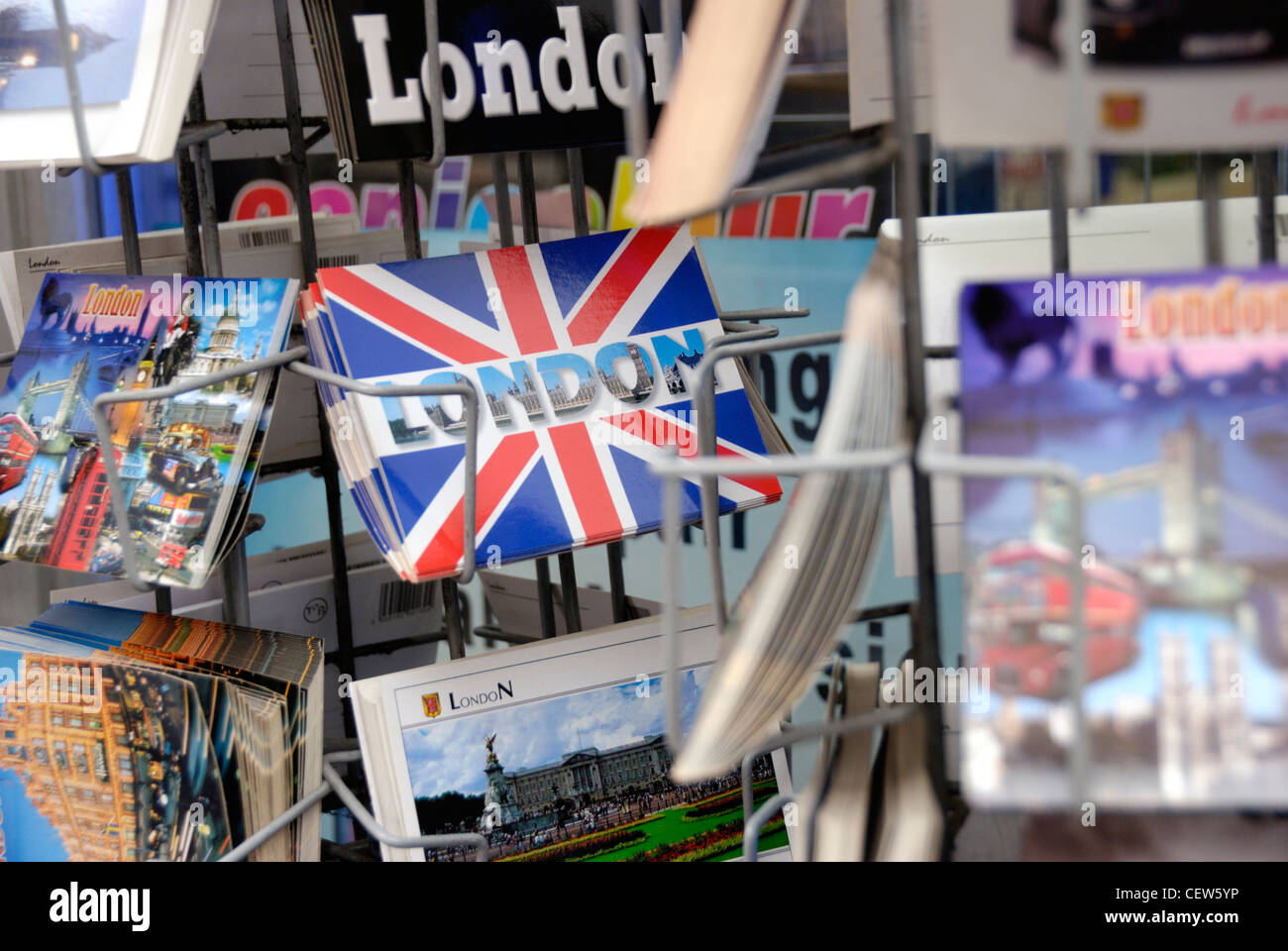 Postkarten von London Stockfoto