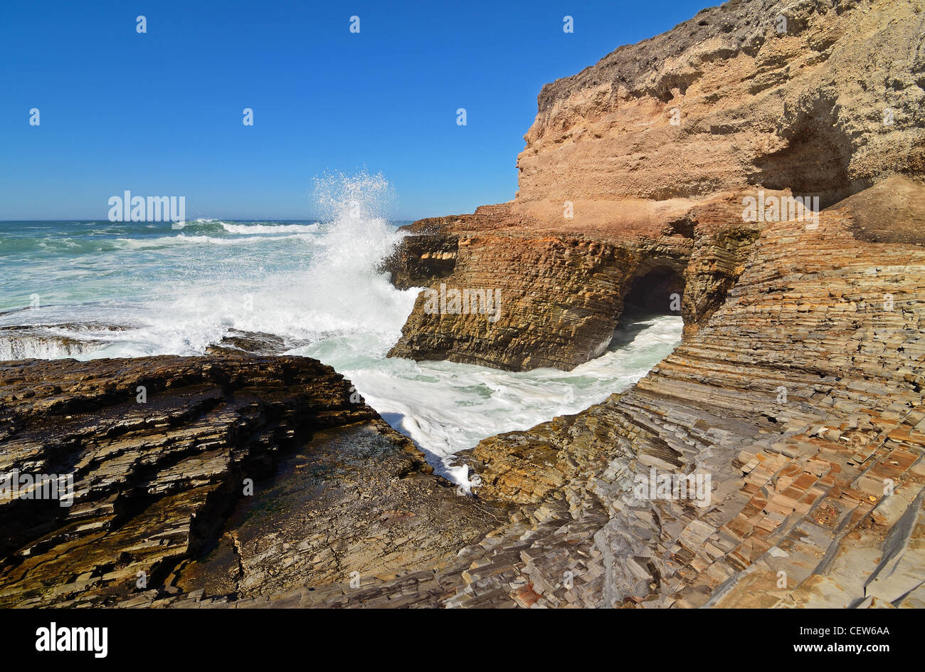 Montana De Oro State Park Seestück Stockfoto
