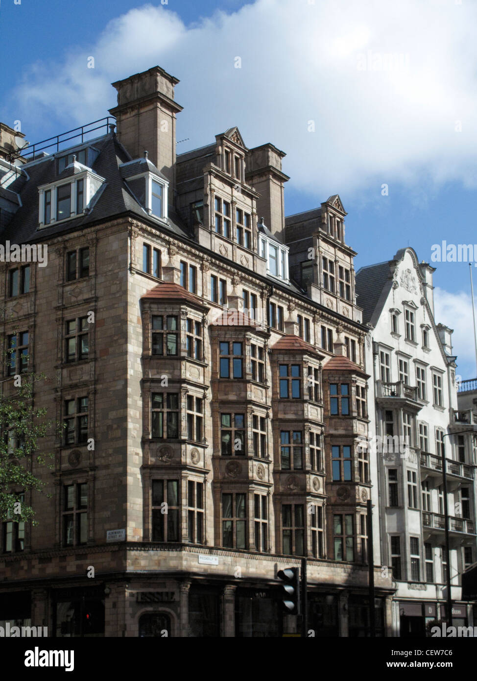 Edwardian Gebäude 62 Piccadilly London England UK Stockfoto