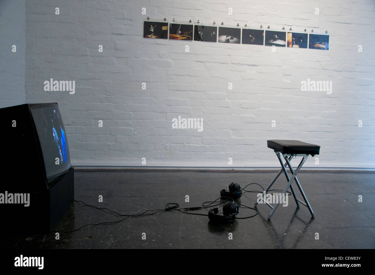 Blast Theory interaktive Installation Kunstausstellung Stockfoto