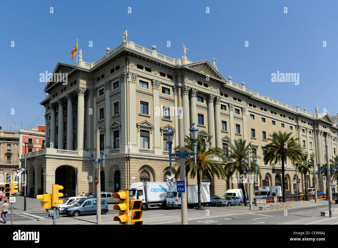 Gebäude von Barcelona Spanien Europa Katalonien Stockfoto