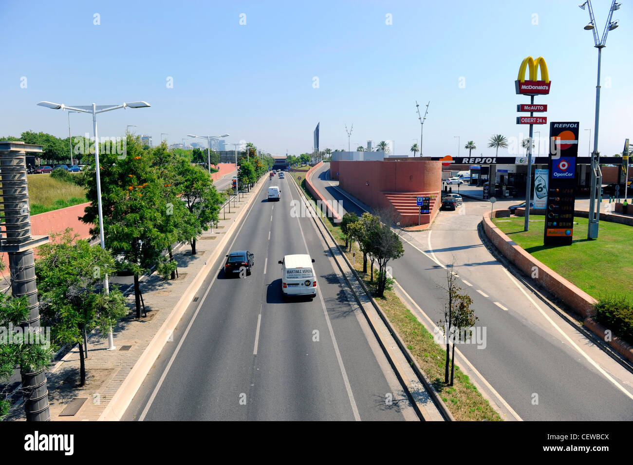 McDonald's Restaurant Barcelona Spanien Europa Katalonien Stockfoto