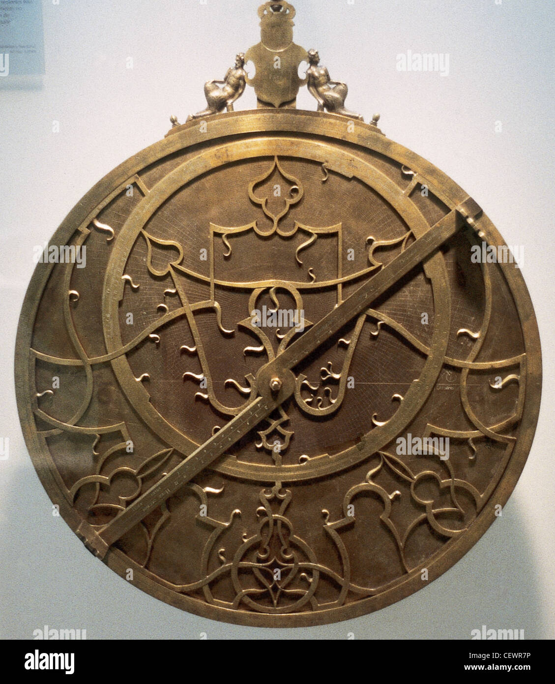 Astrolabium von 1566. Niederlande. Stockfoto