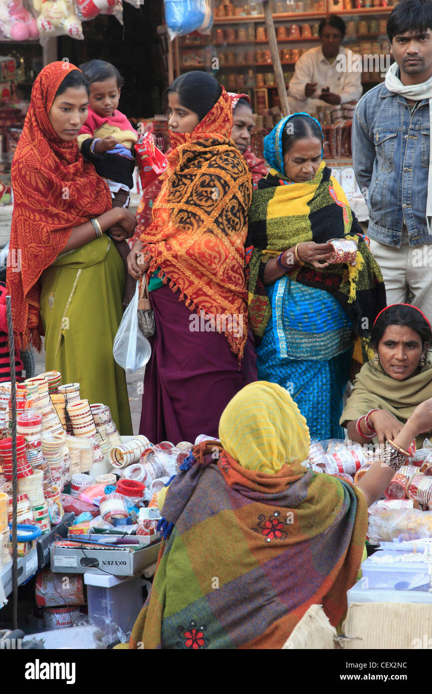 Jodhpur, Indien, Rajasthan, Sardar Bazar, Straßenhändler, Menschen, Stockfoto