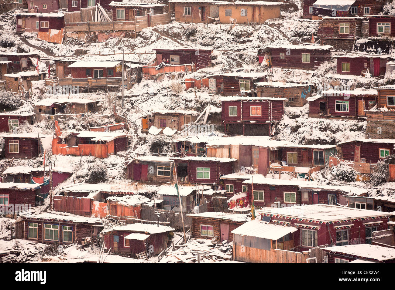 China, Sichuan Farbe Daxian, WUMING Buddhist Institute Stockfoto