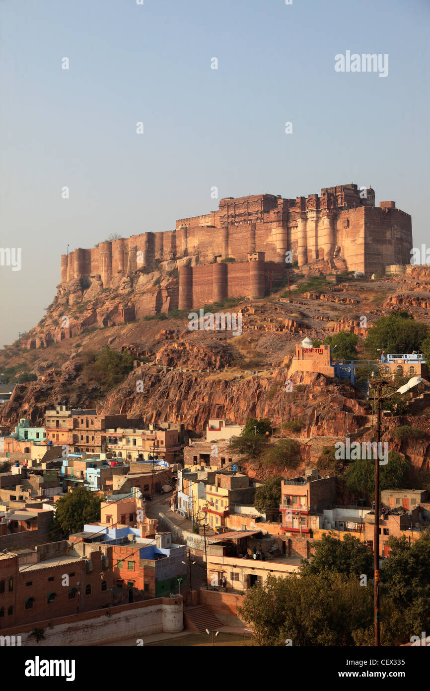 Indien, Rajasthan, Jodhpur, Mehrangarh Fort, Stockfoto
